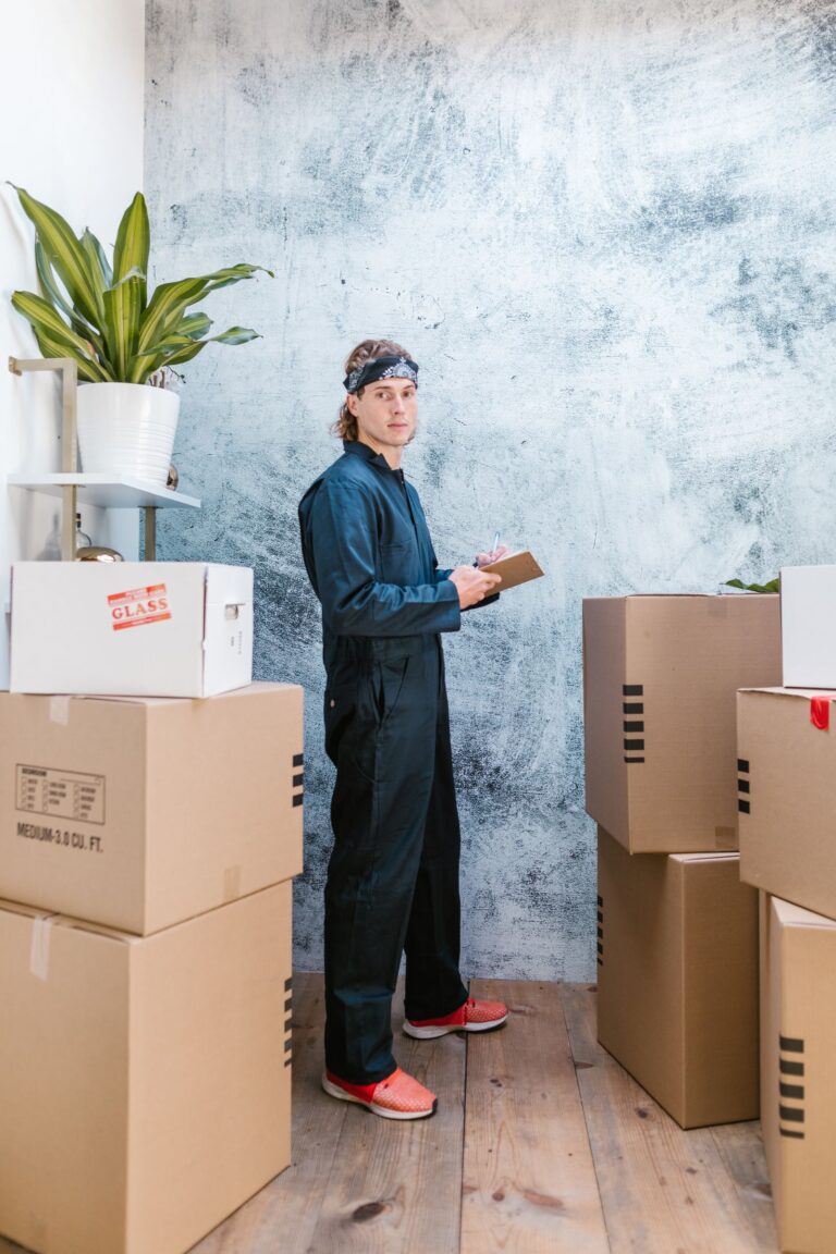 Furniture removal team loading items for free collection in Dubai